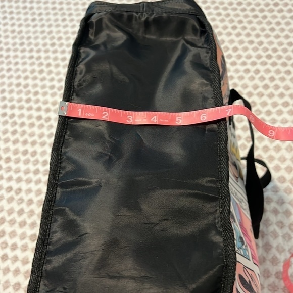 Disney Mickey Minnie Mouse Comic Strip Zipper Tote Travel Overnight Large Bag - Picture 13 of 17